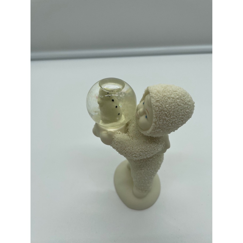 Dept 56 Snowbabies Shake It Up Baby Figurine 56.69013 Snowman Snowglobe 1999